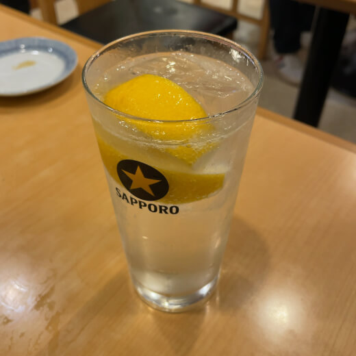 木の芽　レモンサワー